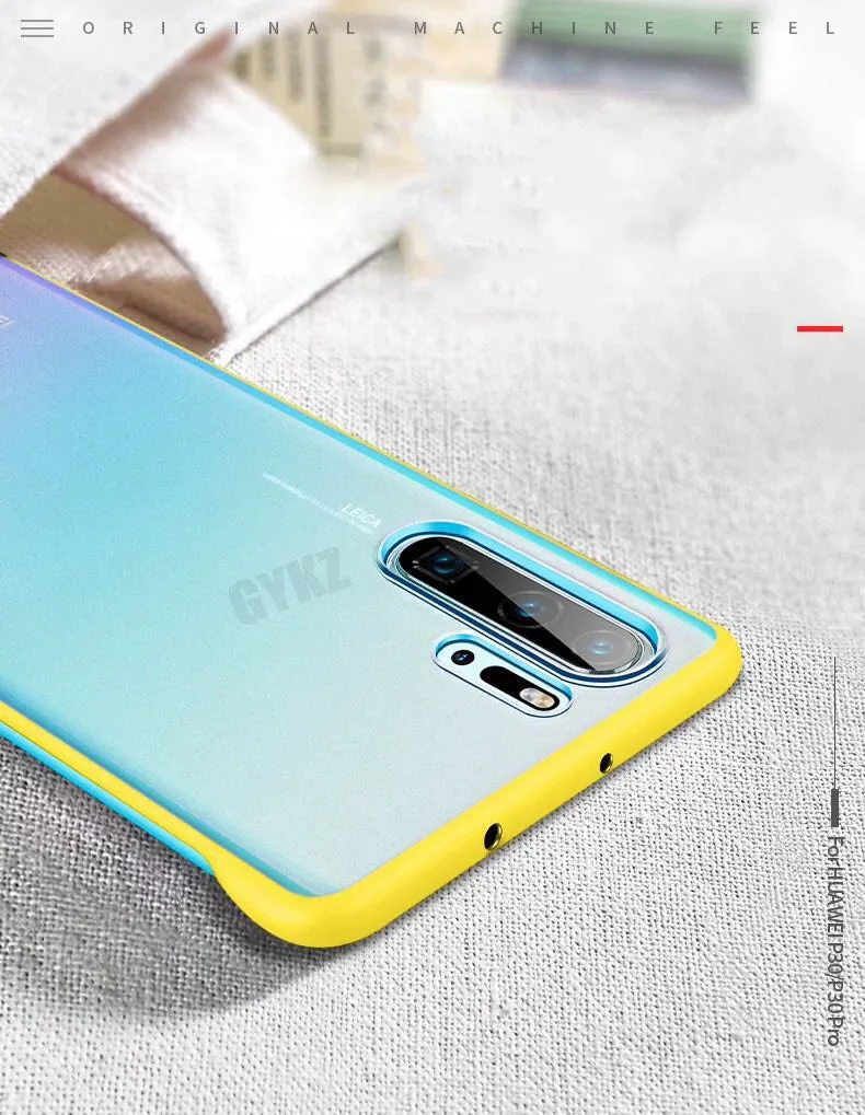 GYKZ чехол для телефона для huawei P30 P30pro роскошный Бескаркасный PC чехол для телефона для huawei P30 Pro Чехол TPU чехол для huawei P30