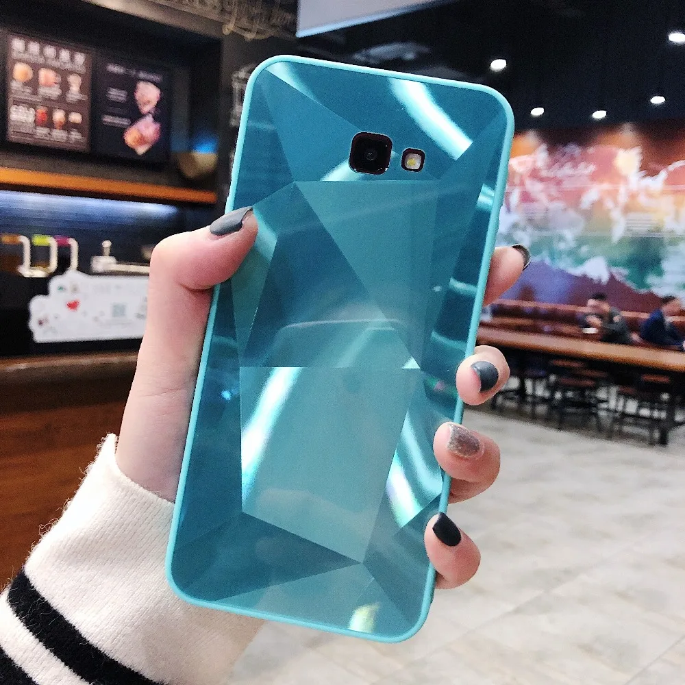 Жесткий чехол с алмазной текстурой для samsung Galaxy A10 A70 M20 J4 J5 J6 J7 Pro primer Plus 2016 de 2017 UE 2018