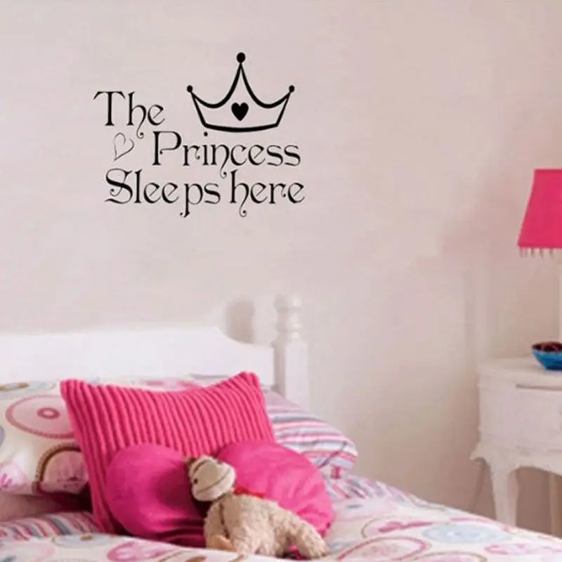 Съемная фотообои для детской комнаты с изображением маленькой принцессы | Дом и