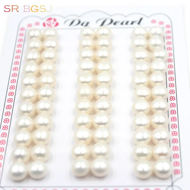 Бесплатная доставка 7 5 8 мм белый/черный/фиолетовый/розовый полупросверленный