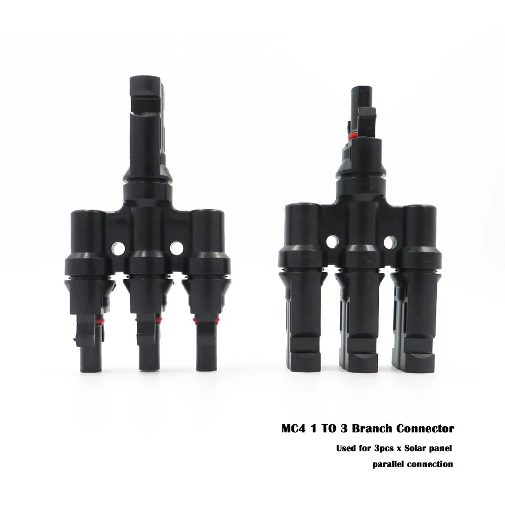 1Pair X MC4 3T Солнечные панели провода MC4 разъем MC4 T 3T 4 T 5T 6T филиал Соединительный модуль подключения гаечный ключ обжимной инструмент удлинитель кабеля - Цвет: 1Pair X MC4 3T