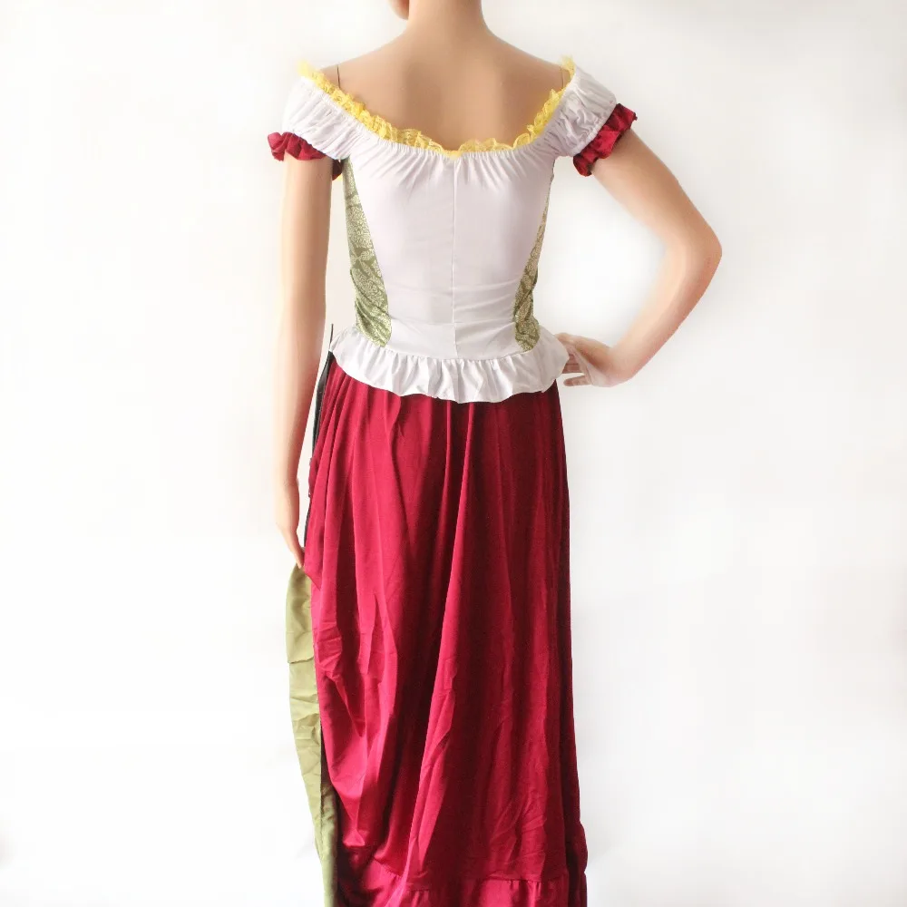 

VASHEJIANG German Bavarian Maid Costume Uniform Oktoberfest Carnival Beer Girl Costume Outfit