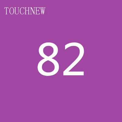 82 TOUCHNEW на заказ, одноцветные эскизные маркеры на спиртовой основе, двойная головка, кисть, маркеры, ручка для рисования, манга, товары для рукоделия, маркеры - Цвет: 82