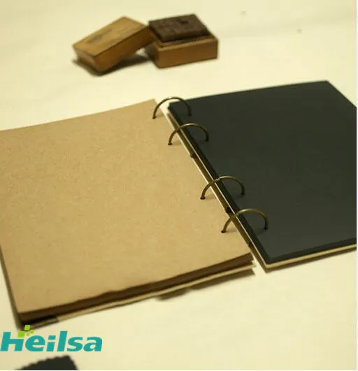A4 бумага для поделок в стиле ретро Альбом DIY 4 кольца проволочная вязка клейкий Тип творческой личности пара одноклассников записанный детский альбом