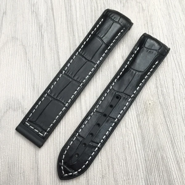 black 2 no Clasp 20 22 мм Силиконовые часы полосы для Omega Seamaster Планета Океан 600 ремешок для часов фирменный кожаный браслет Резиновая Спортивная Замена - Цвет ремешка: black 2 no Clasp