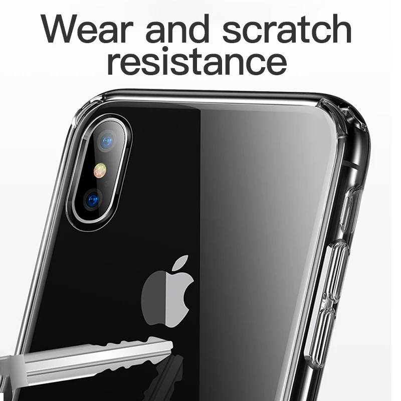 TOTU Air Cushion прозрачный чехол/Чехол/чехол для iPhone X XR Xs Max компактные Ультра Премиум