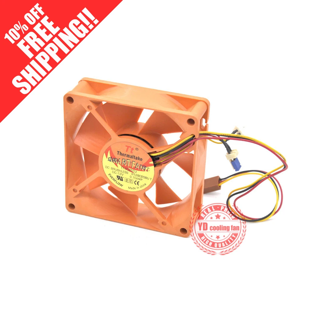 Вентилятор охлаждения для EVERFLOW Thermaltake TT TT8025TU 8025 12 в шарикоподшипник 8 см|cooling fan|fan