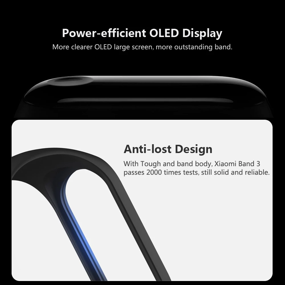 Xiaomi mi Band 3 Смарт-Браслет фитнес-браслет трекер OLED сенсорный экран для сердечного ритма часы с функцией BT mi Band 3 Smartband