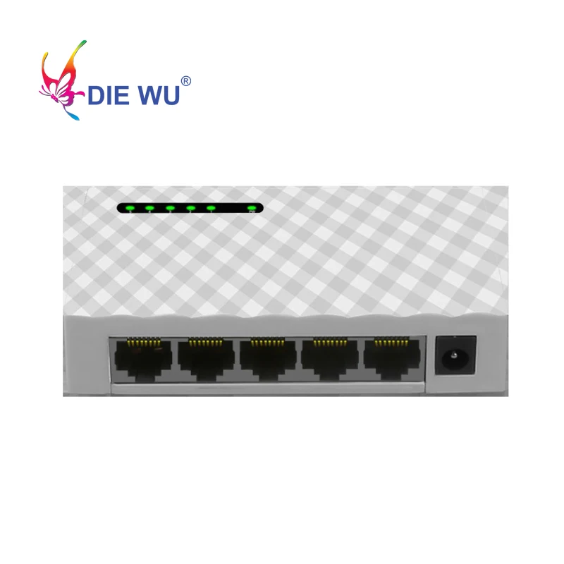 5 портов гигабитный сетевой коммутатор 10/100/1000 Мбит/с Ethernet адаптер EU или US plug