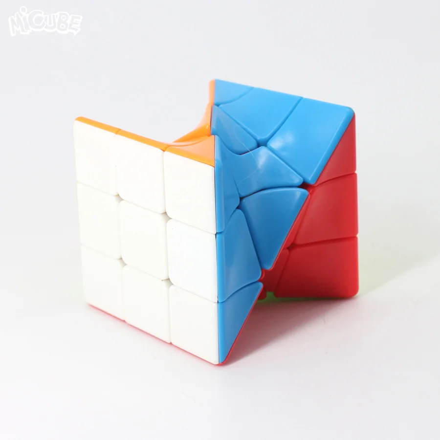 Извилистые 3x3 куб 3x3x3 Волшебные кубики специальные странные Форма головоломка цветной Развивающие игрушки для детей, волшебный куб