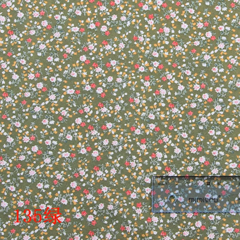 Распродажа Tissus 6 шт. 40x50 см цветочный лавсановый тканевый метр для шитья Diy Лоскутная Ткань для шитья детей постельные принадлежности Текстиль Ткань