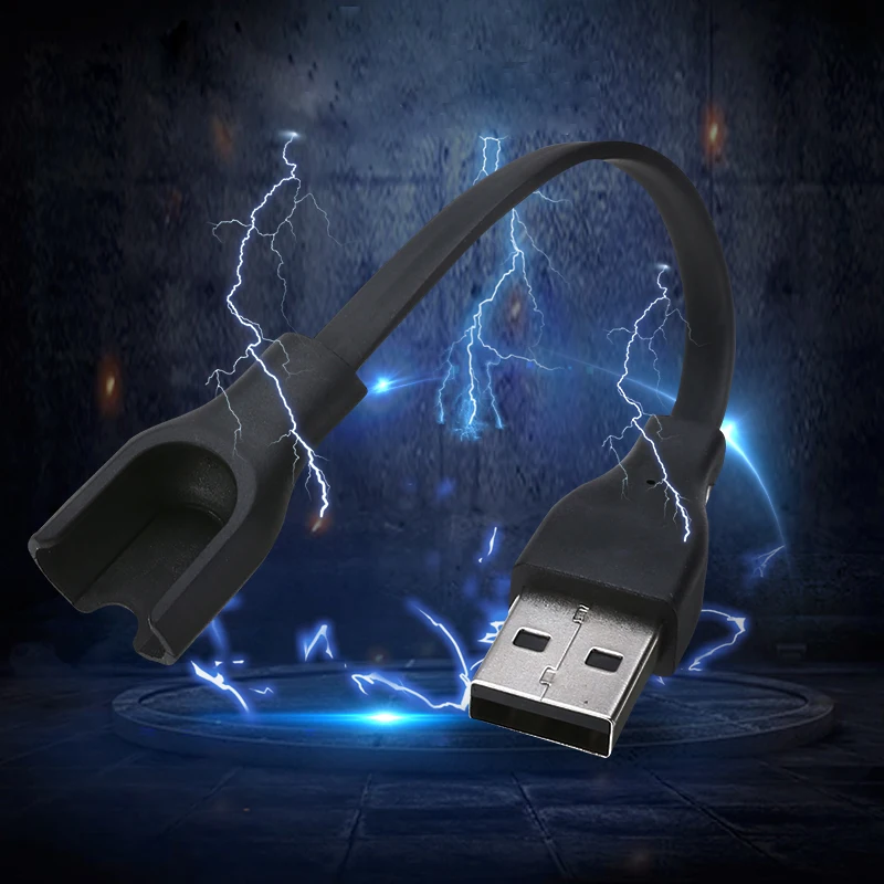 Высококачественный USB кабель 17,7 см USB кабель для зарядки для Go-Tcha Браслет зарядный кабель черный