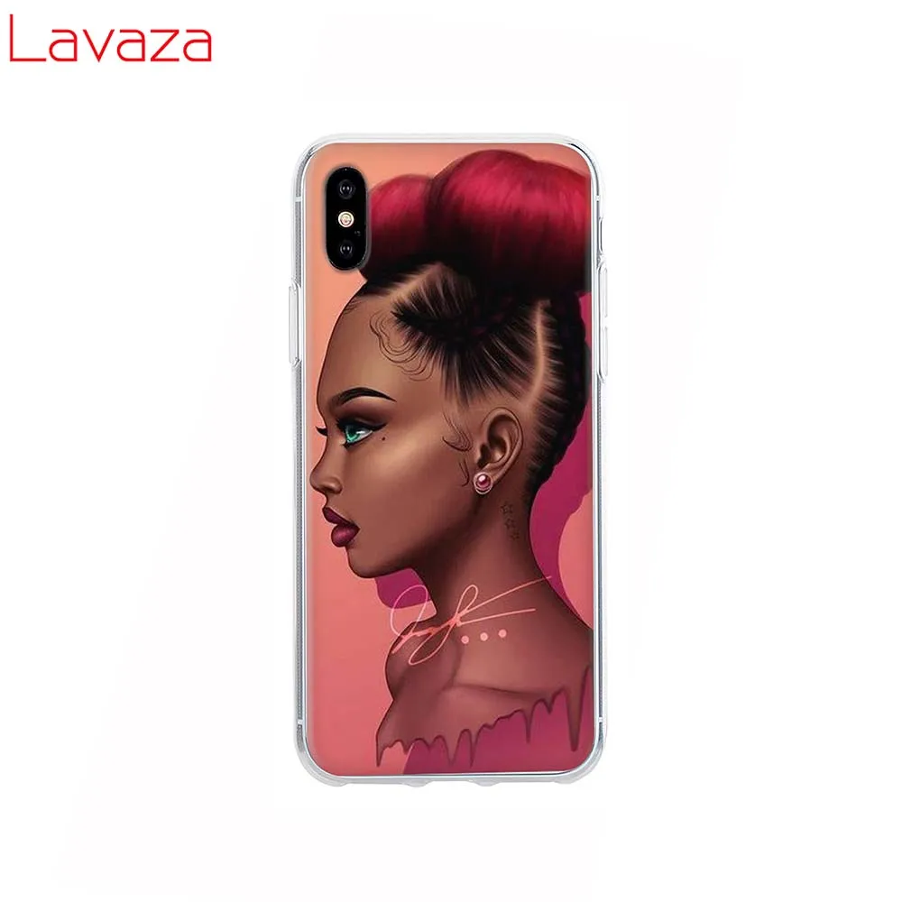 Lavaza Black Girl Magic Melanin Poppin Жесткий Чехол для Apple iPhone 6 6s 7 8 Plus X 5 5S SE чехол XS MAX