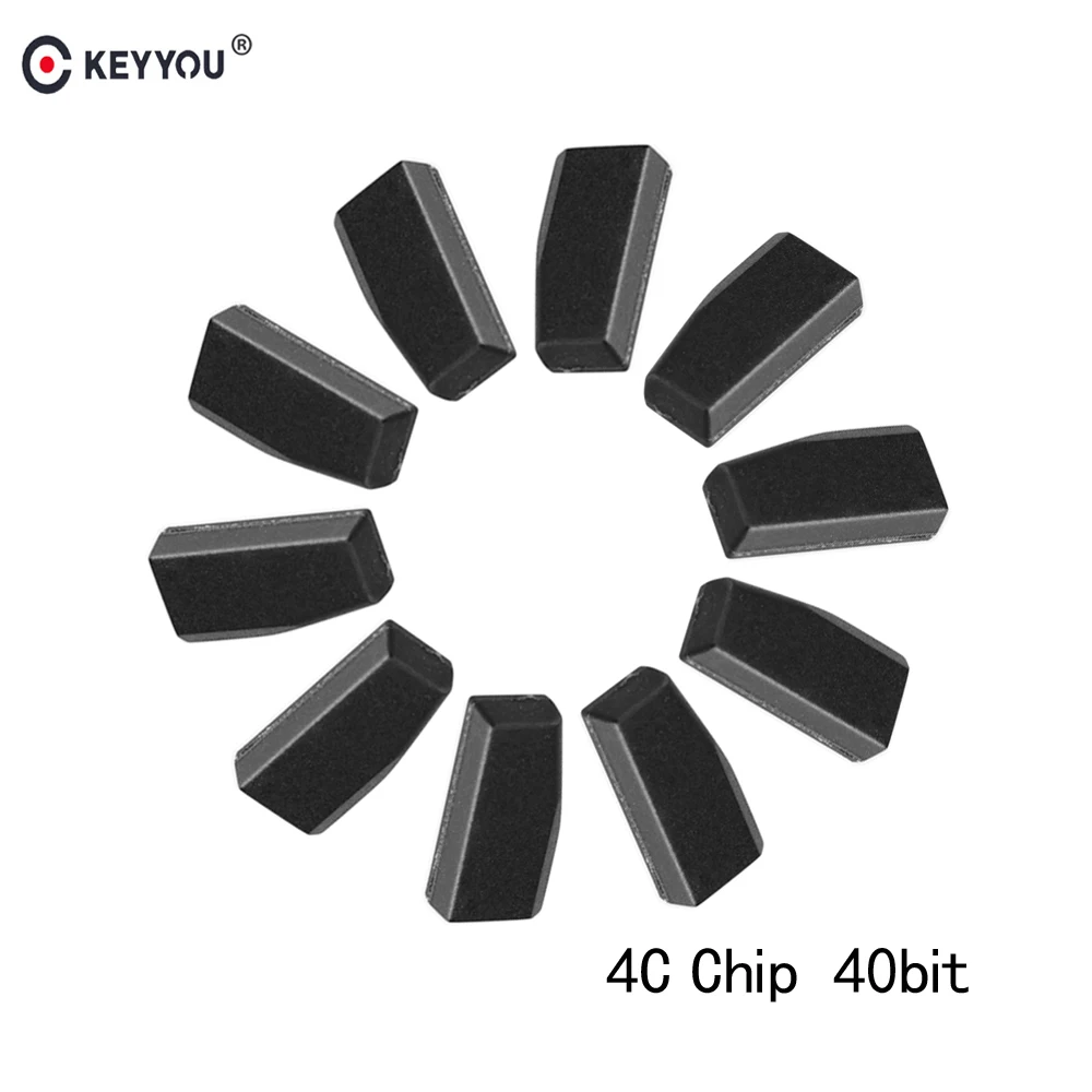 KEYYOU 10X транспондер 4C Чип 40 бит для Toyota Corolla Crown 2005 2006 2007 2008 2009 2010 2011 дистанционный