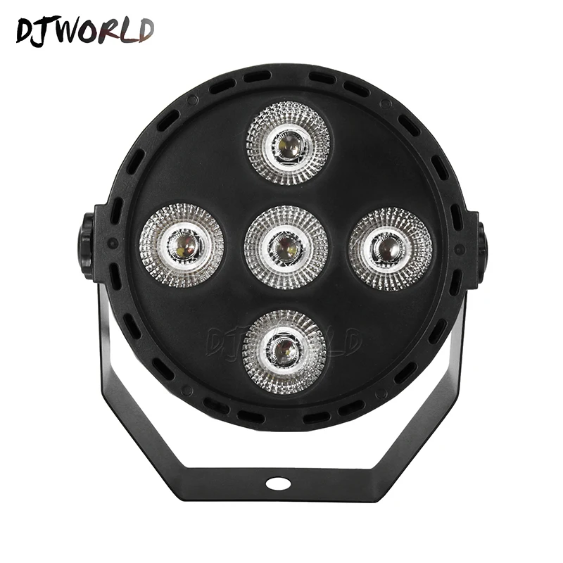 Мини светодиодный Par 5x10 Вт RGBW DMX512 сценическое освещение для DJ дискотеки для домашней вечеринки на день рождения танцевальный пол рождественские украшения клубов