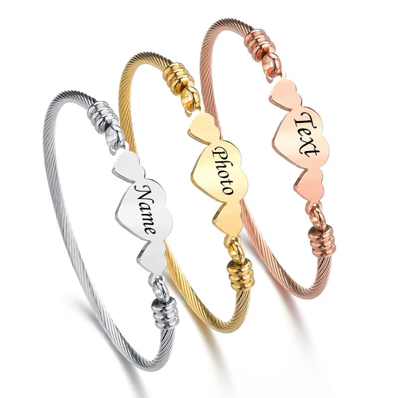 Nextvance индивидуальные браслеты выгравировать фотоснимком именем датой браслет из