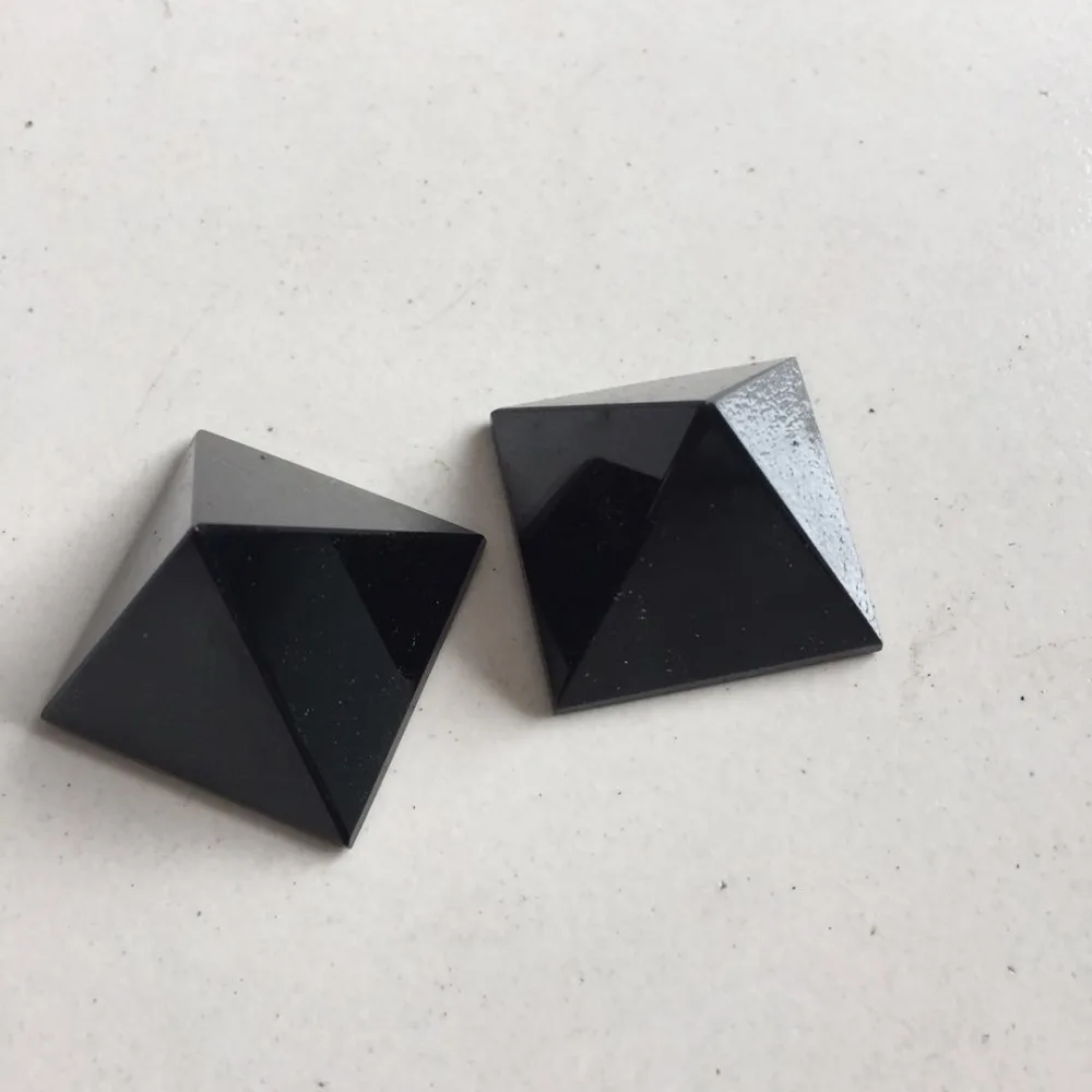 

2 шт. 4 см высокое качество натуральный черный обсидиан кристалл драгоценный камень Пирамида медитация Рейки Исцеление полированный кристаллический камень оптовая продажа