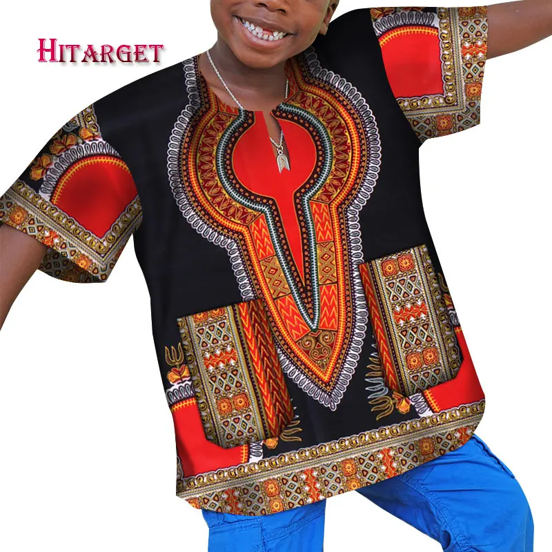 Детская модная дизайнерская традиционная африканская одежда с восковым принтом