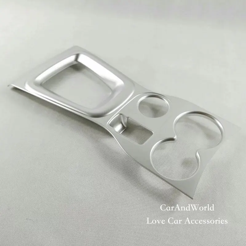 

For 2015 Renault Kadjar 2016 2017 Interior Water Cup Cover Decoration Gear Shift Box Panel Trim Chrome Stickers Car Accessories