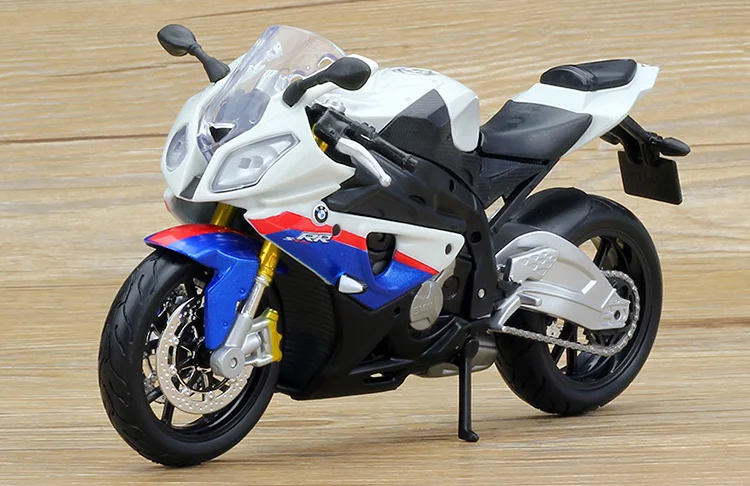 1:12 игрушечный мотоцикл из сплава S1000RR модель мотоцикла автомобиль DIY двигатель в сборе модель с задним колесом с подвеской для ребенка подарок