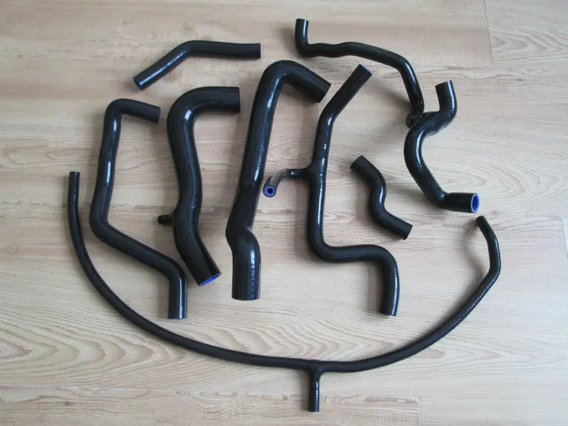 SILICONE RADIATOR COOLANT HOSE FOR VW GOLF/JETTA MK3 A3 VR6 2.8/2.9 AAA/ABV ENGINE BLACK | Автомобили и мотоциклы