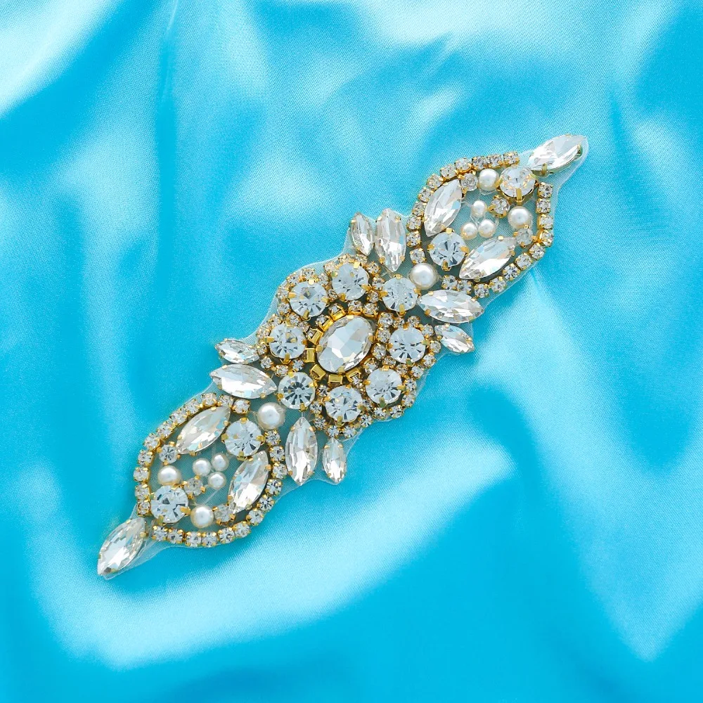 

Diamond Wedding Belt Thin Rhinestones Flower Bridal Belt Ribbon Crystal Bridal Sash For Wedding Prom GownJ172G