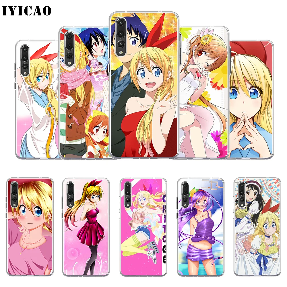 IYICAO Nisekoi Мягкий силиконовый чехол для телефона Huawei P30 P20 Pro P10 P9 P8 Lite P Smart TPU