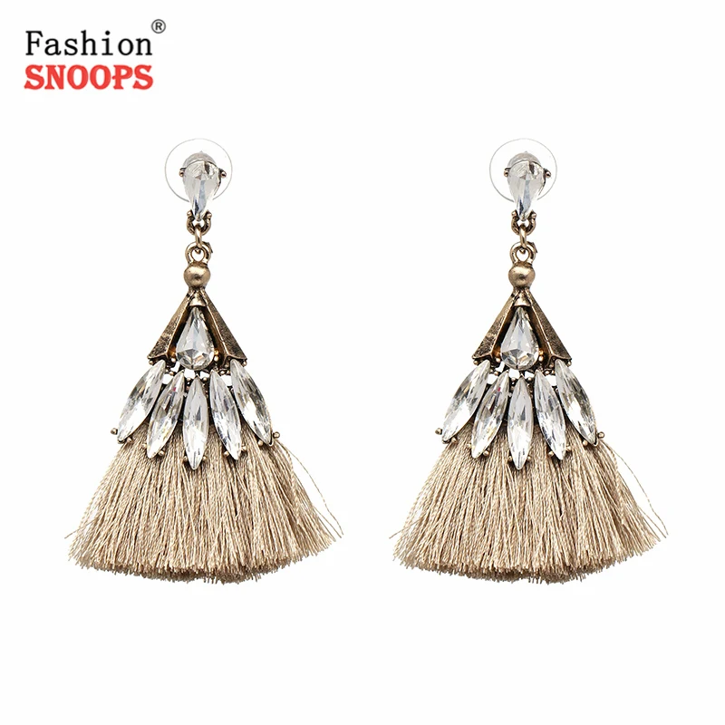 Новые хлопковые серьги ручной работы этнические ювелирные изделия богемные