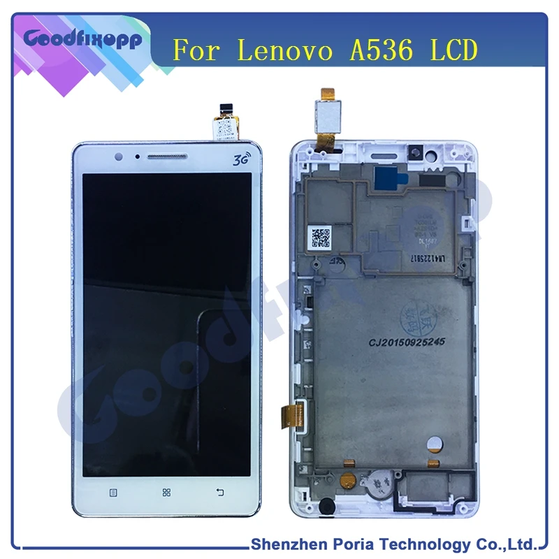 Для Lenovo A536 ЖК дисплей сенсорный экран дигитайзер в сборе оригинальный для замена