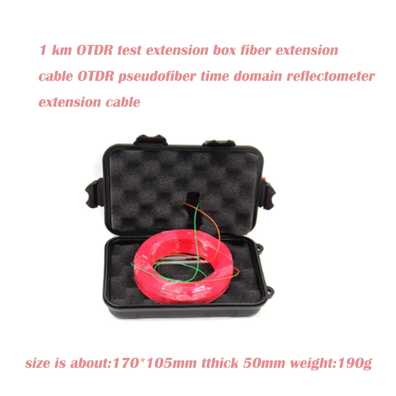 FC SC SM 9/125um 1310/1550nm 1 км OTDR старт кабельного телевидения испытательный блок