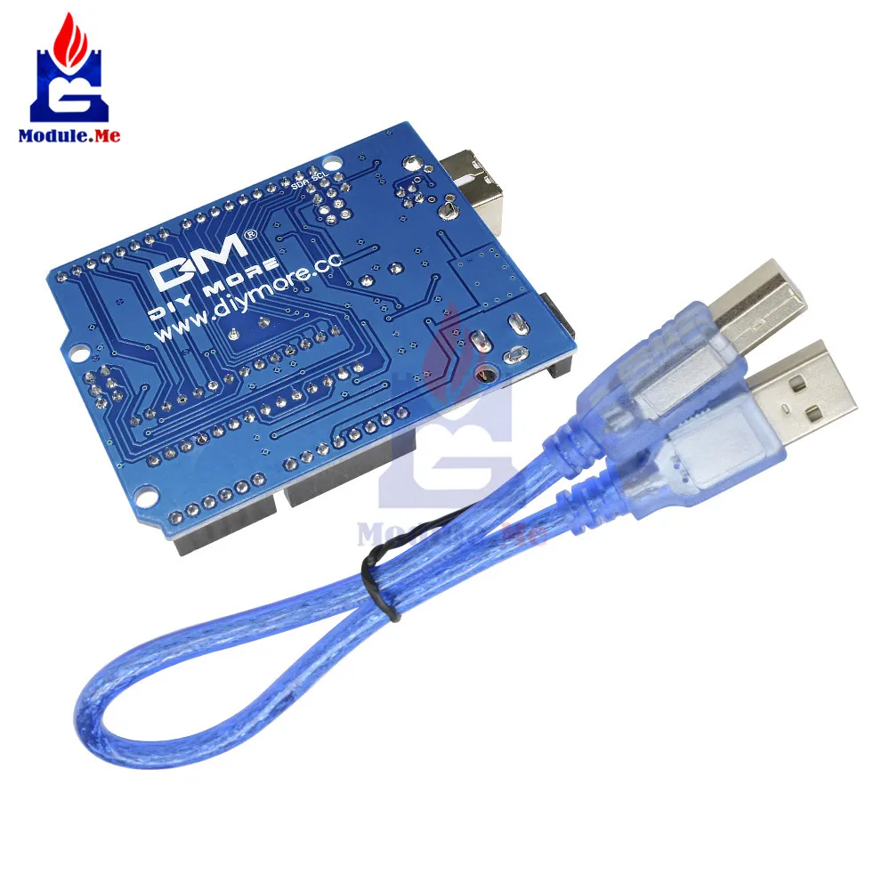 UNO R3 I/O ISP 3,3 V 5V ATMEGA328P макетная плата ATMEGA16U2 с usb-кабелем для модуля расширения Arduino
