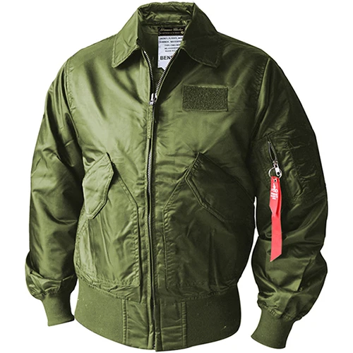 Army Green Coat CWU-45P куртка-бомбер, Мужская Дизайнерская куртка с отложным воротником, короткая куртка в стиле хип-хоп, куртка-пилот, Мужская короткая уличная одежда, мужские куртки и пальто - Цвет: Army Green Coat