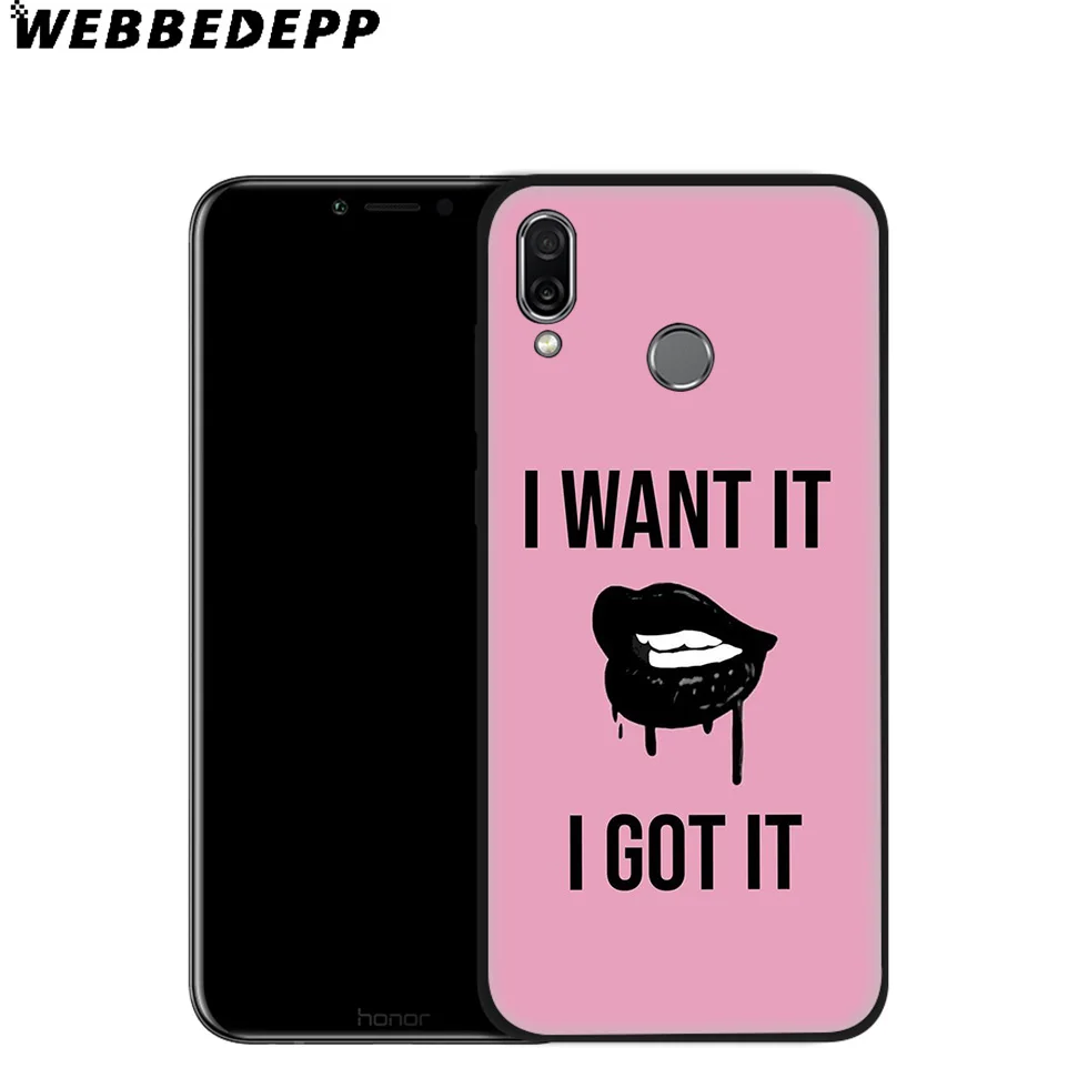 WEBBEDEPP мягкий чехол для Huawei Mate Honor 20 6A 7A 7C 7X 8 9 9X 10 View Lite Pro 30 |
