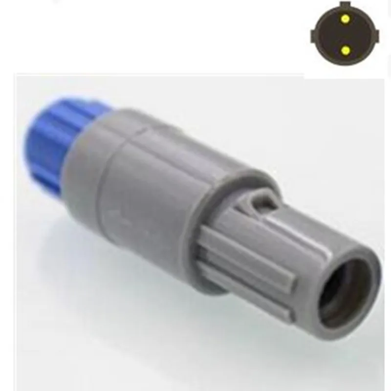 10 шт./лот Бесплатная доставка Для LEMO 2 PIN Круглая Пластиковая штепсельная вилка с
