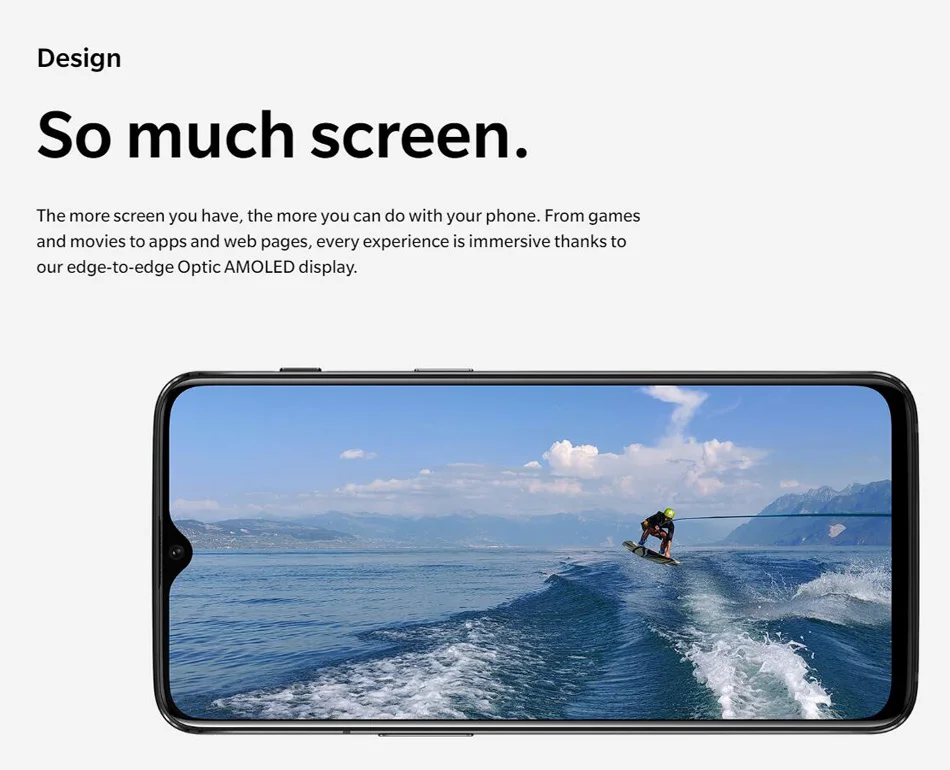 Оригинальный Oneplus 6 комплектов/партия футболка 128GB в Дисплей отпечатков пальцев