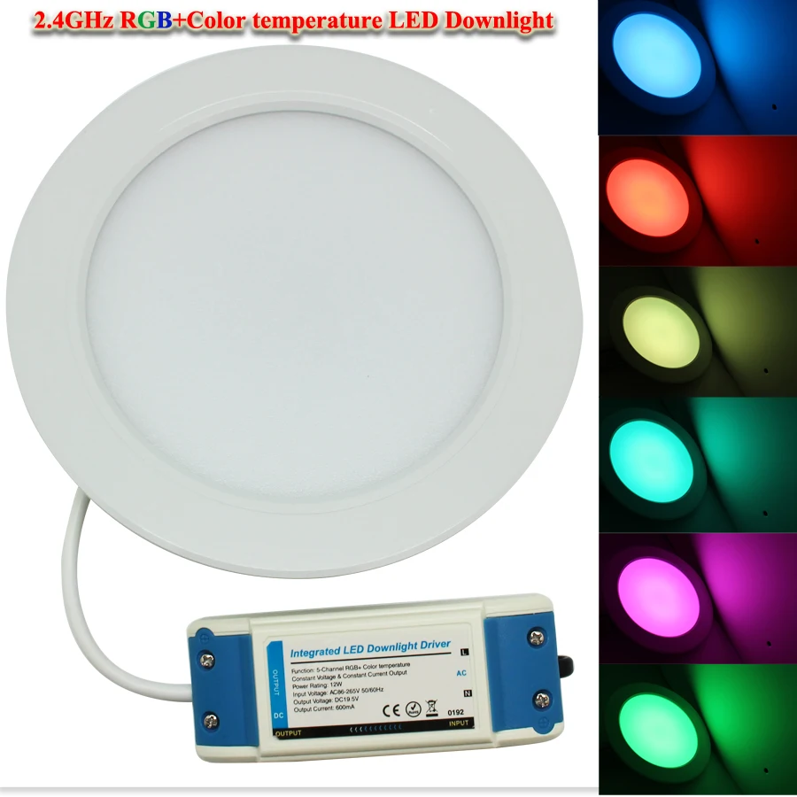 10 шт. 6 Вт 12 2.4 г milight Беспроводной dimmable Подпушка свет Смарт RGBW rgbww затемнение