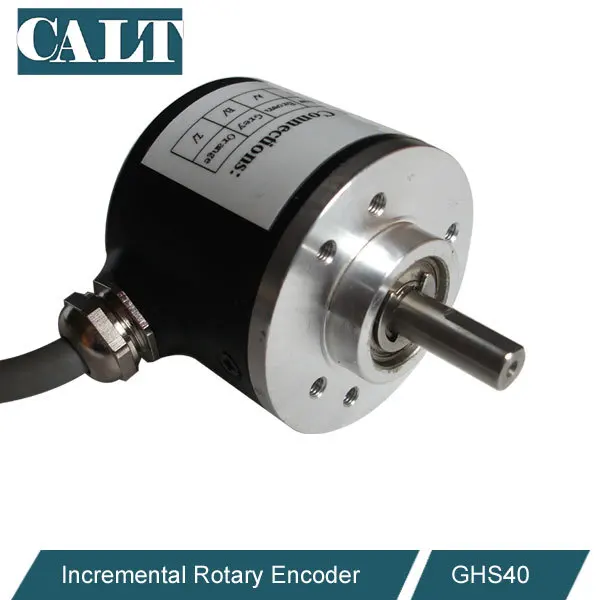 CALT sensor optical incremental encoder DIY custom Replace for Totem pole rotary encoder E40S6 series calt ghs4006 series pulse reading mechanical rotary encoder 40mm size npn linear encoder sensor