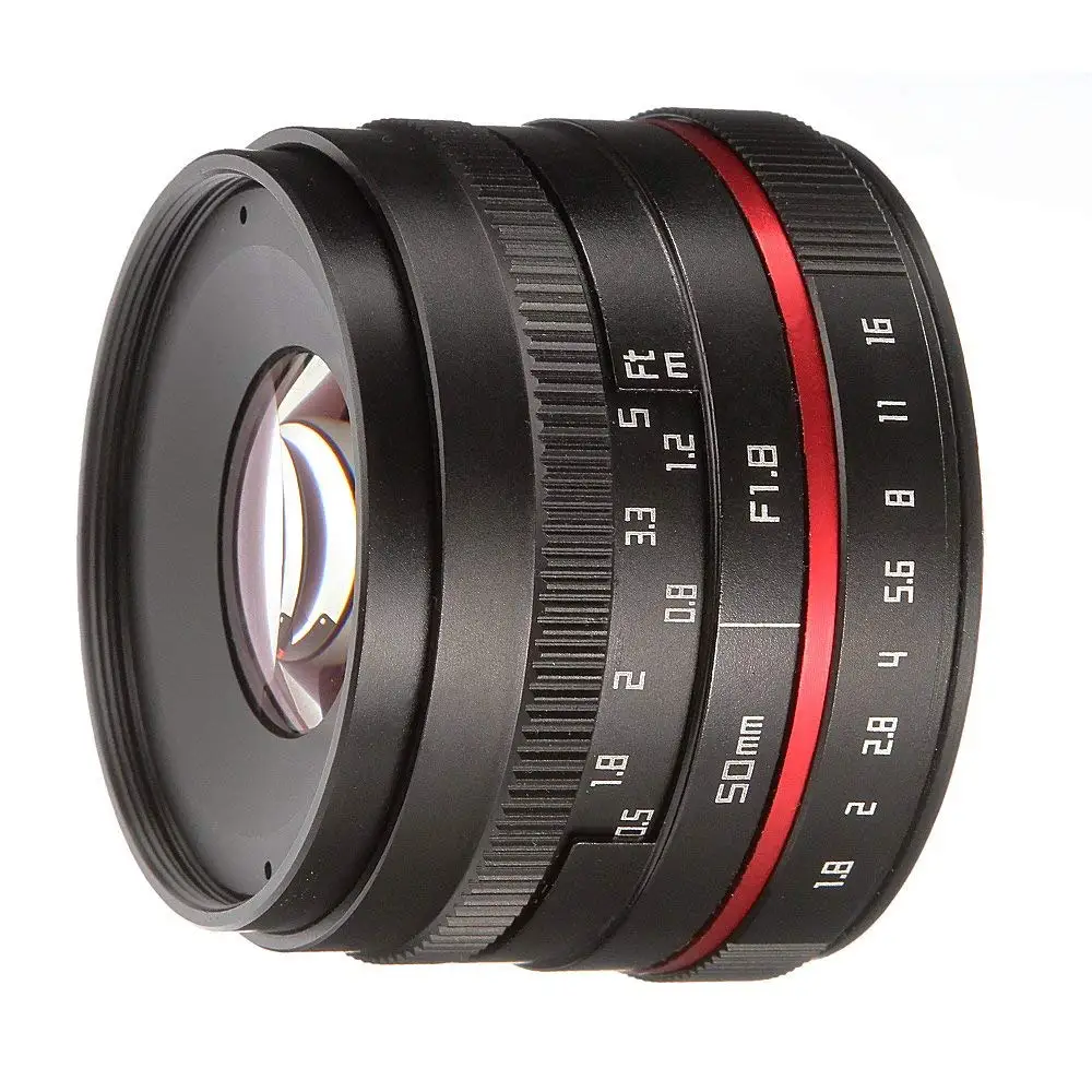 Переходное кольцо для объективов FOTGA 50 мм F/1,8 ручная фокусировка MF объектив с фиксированным фокусным расстоянием для Nikon Panasonic Olympus микро 4/3 крепление GH1 GH2 GH3 E-PM1 E-PM2 E-PL3 E-M10