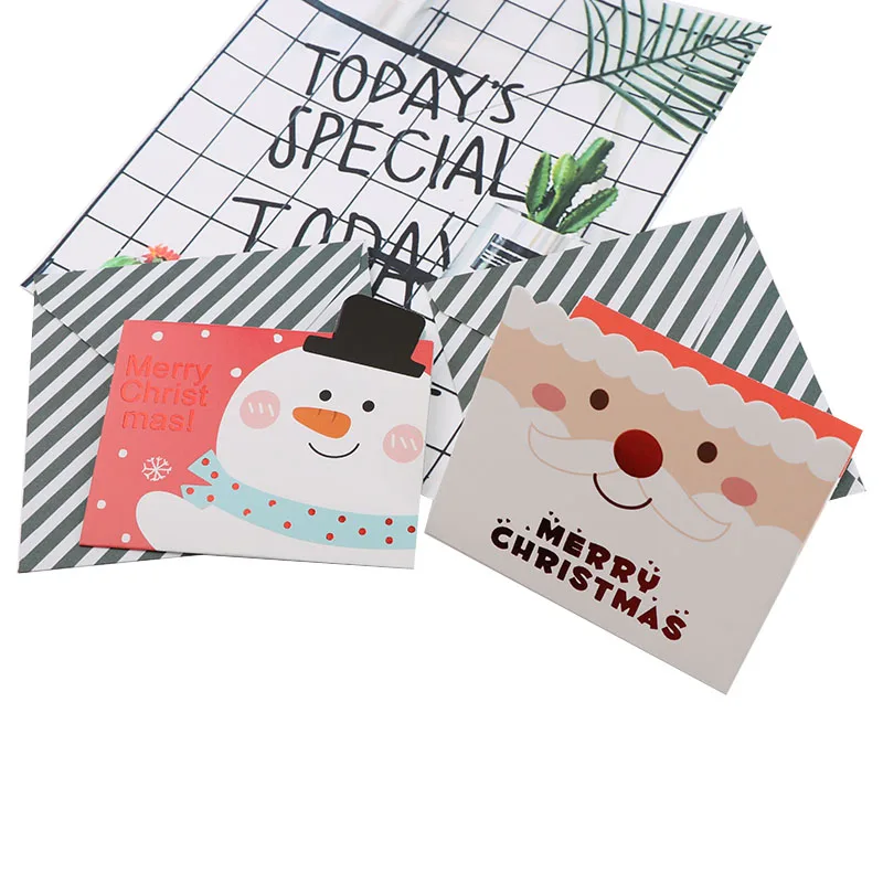 8 шт. Рождественская открытка на день Святого Валентина красочные карты для