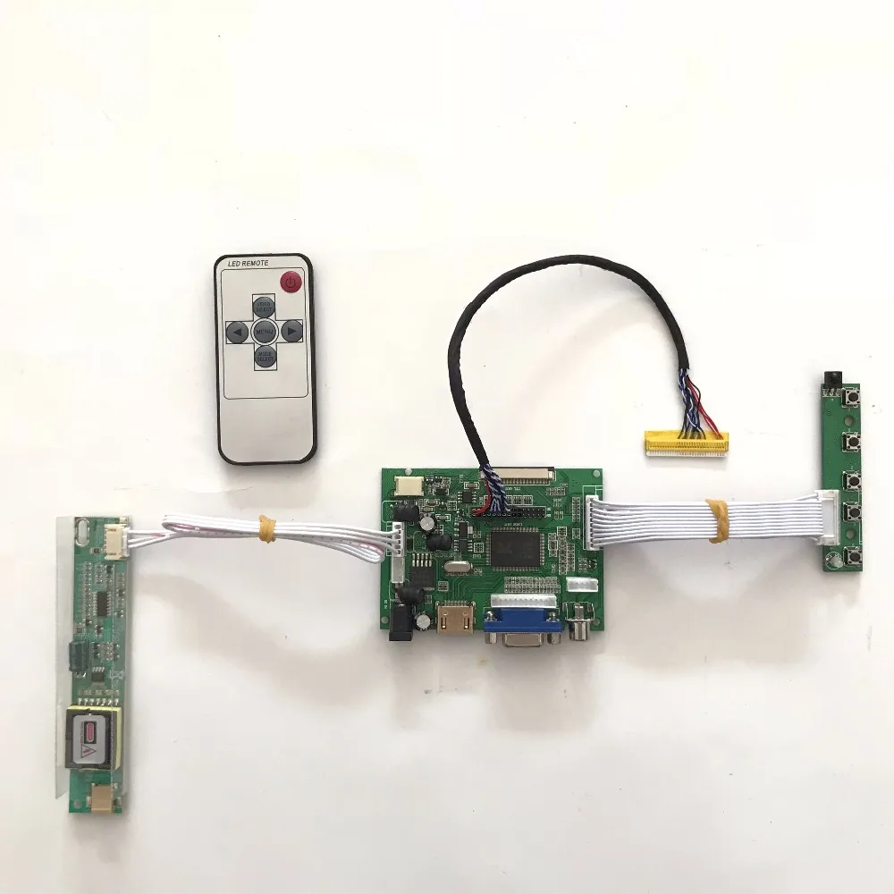 Free shipping RTD2660 VGA AV LCD Controller Board for 10.4inch 1024x768 CLAA104XA01CW CCFL TFT LVDS Monitor Kit Easy to DIY | Электроника