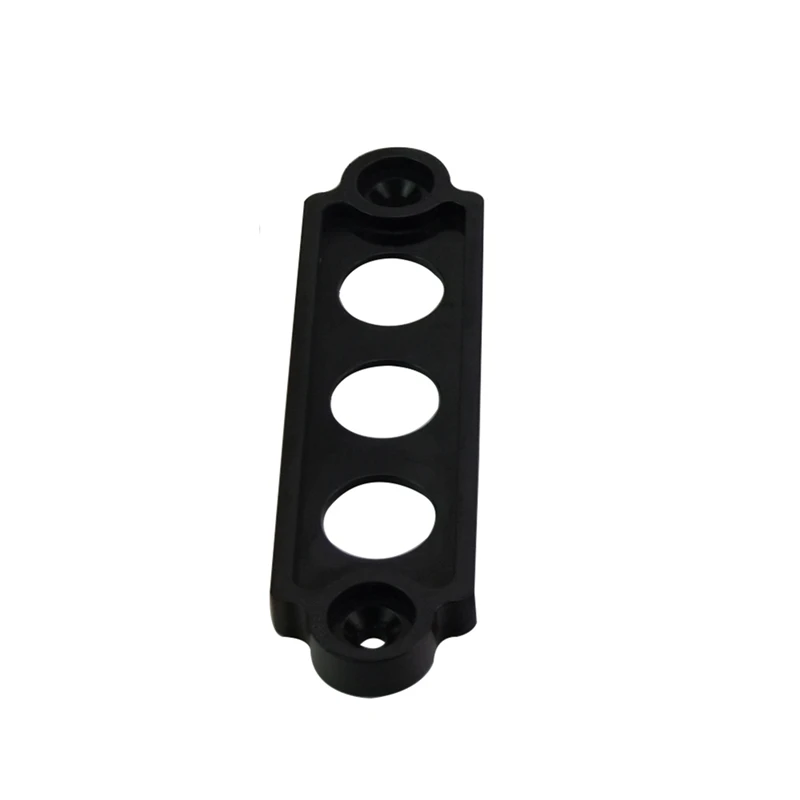 Заготовка из анодированного алюминия Крепление аккумулятора для Civic S2000 Integ Honda CRX XNC батарея фиксирующая Скоба Держатель Автомобильное Крепление аккумулятора - Цвет: Черный