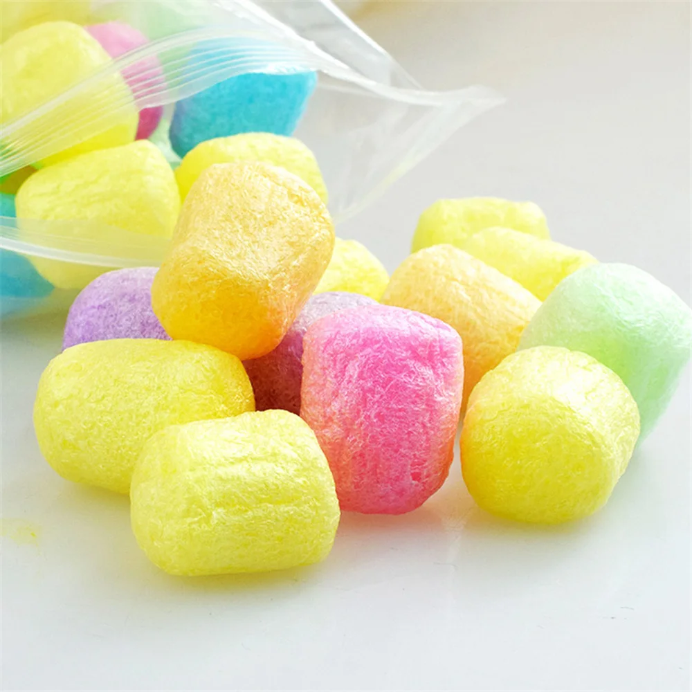 Rainbow Colorful Styrofoam Squish Slime Fluffy Foam Scented Plasticine Slimes Anti Sludge Kid Clay Soft Toy Crystal | Игрушки и хобби