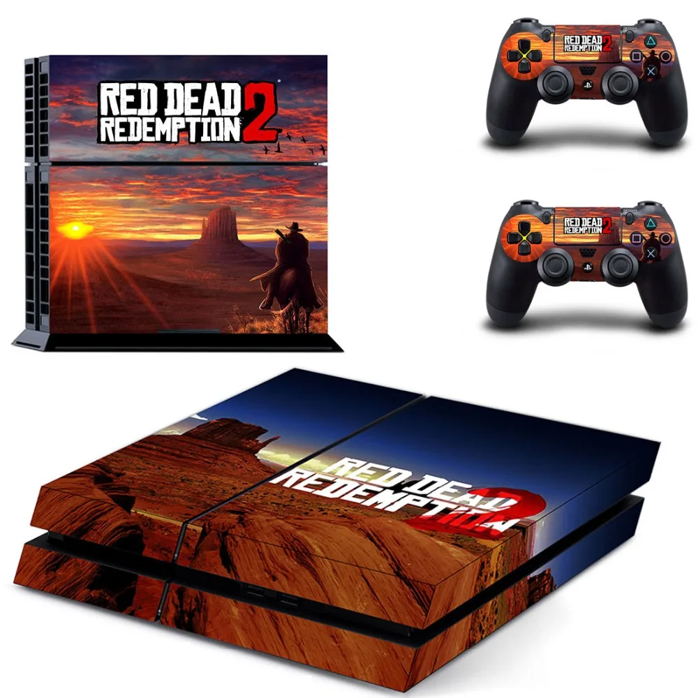 Наклейки PS4 контроллер кожи красного изображения из фильма Red Dead Redemption 2 наклейки