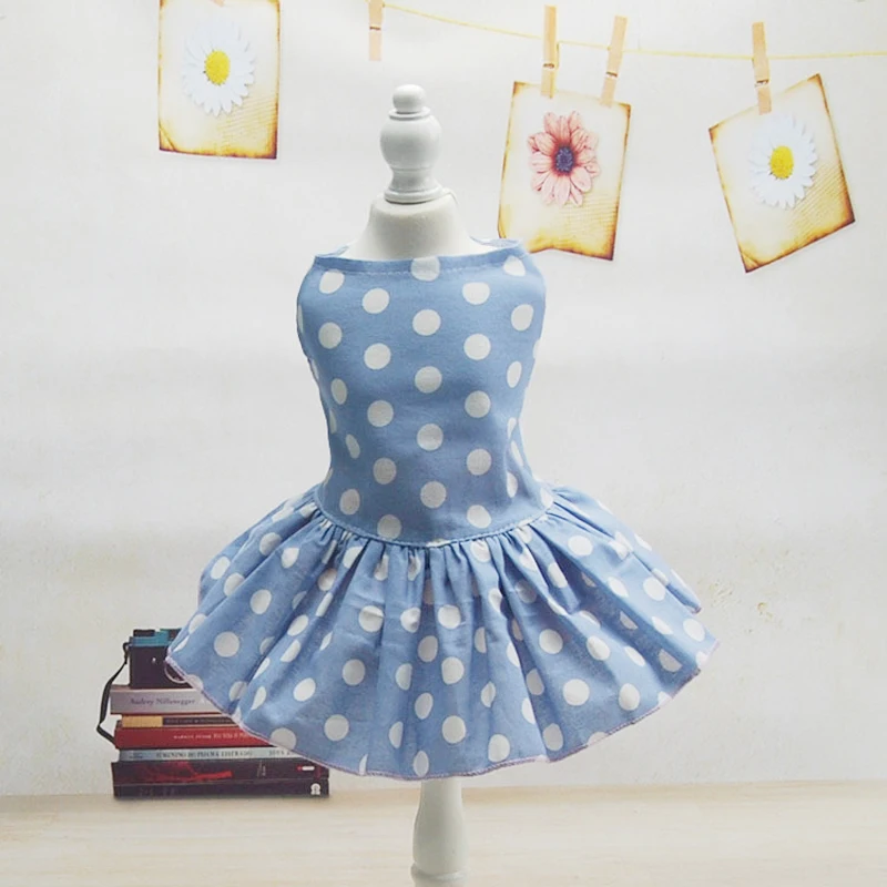 Fashion Dot Pet Dogs Clothing Comfortable Dog Dress Clothes For Tutu Skirt Supplies XS S M L XL | Дом и сад