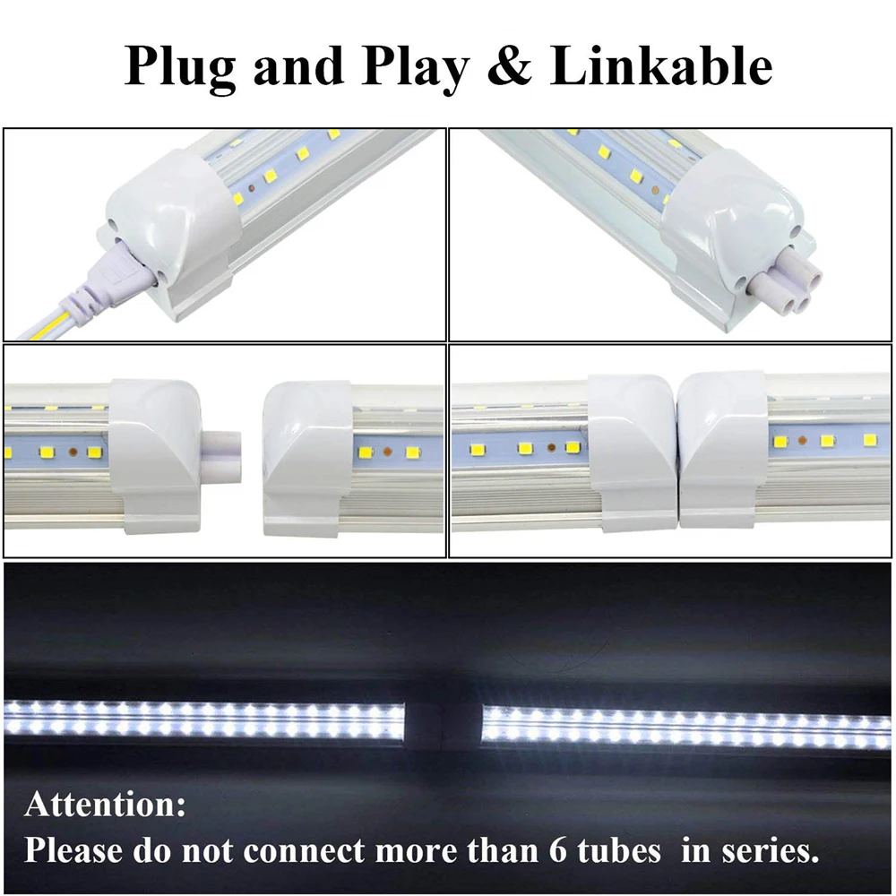 CNSUNWAY T8 встроенный светодиод V-форменная трубка/лампа/свет 4FT 28 W 5FT 36 W SMD2835 светодиодные флуоресцентные огни лампы 120 см 150 см AC85-265V