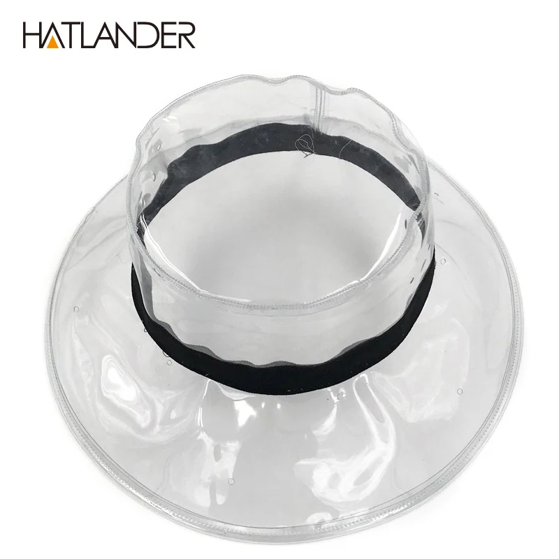 [HATLANDER] Модные прозрачные шляпы с солнцезащитным козырьком для женщин стильная