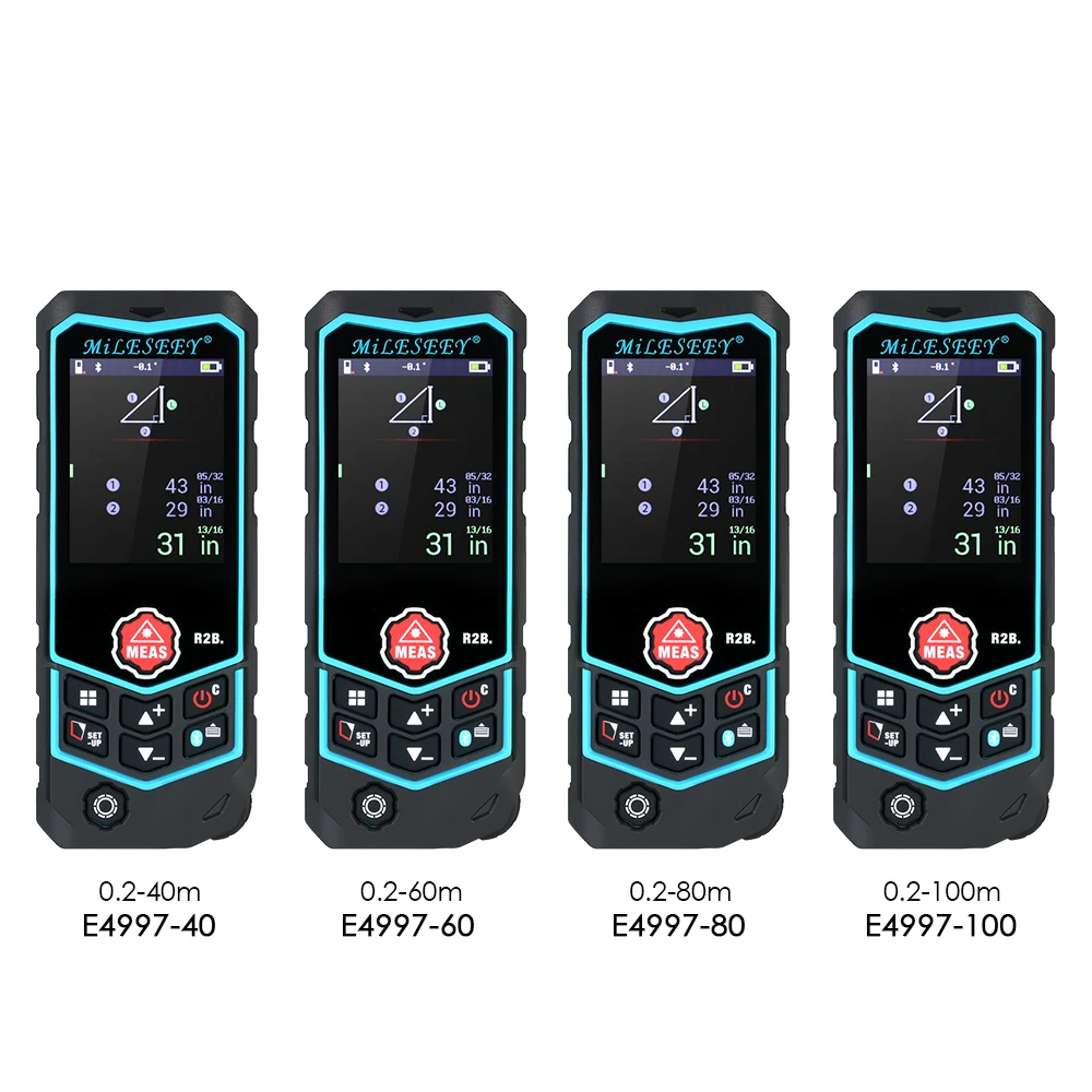 

Laser Distance Meter R2B Laser Rangefinder Laser Tape Range Finder Ruler Measure Roulette