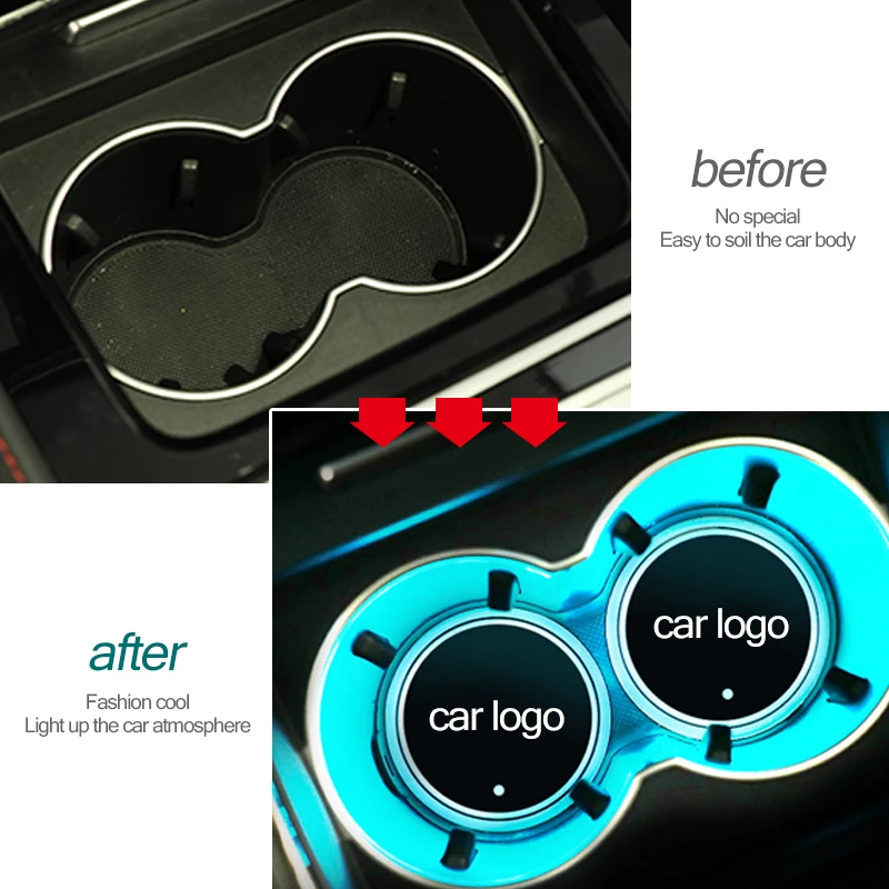 2 шт. автомобильные светодиодные подсветки для Nissan Qashqai j11 Juke X trail VW MK4 MK5 MK6