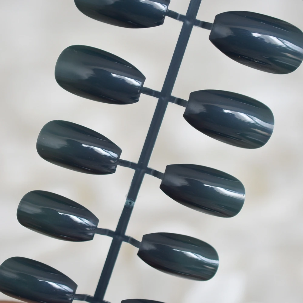 Новая балерина кончики для ногтей полные ногти форма гроба искусственный