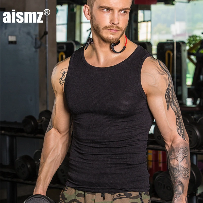 

Aismz Classical Men Thread Body Shaping Control Slimming Vest Shirt Tank Top Body Shaper Shapewear Underwear
